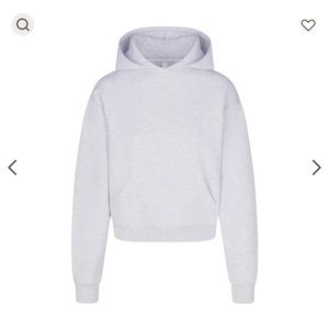 Skims Cotton Fleece Classic Hoodie - light heather grey - medium